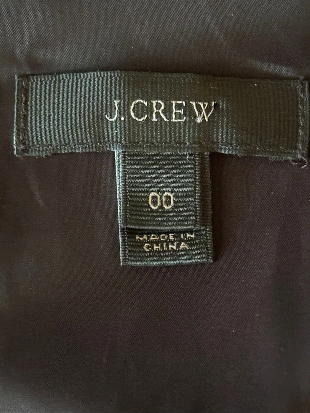 J.CREW Resume Dress Black 00
